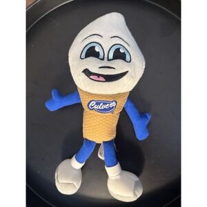 Culver's Mascot Scoopie Plush 11"  Ice Cream / Waffle Cone 2019 Wisconsin
